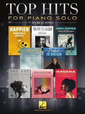 cover image of Top Hits for Piano Solo
